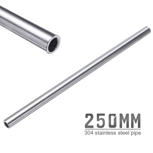 2pc OD8mm/10mm Stainless Steel 304 Tube Pipe Model Arts Craft Tubing Round 250mm - Picture 3 of 7