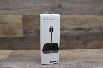 Kanex HDMI to VGA Adapter & Audio Support for Apple TV 4th Gen 4K and Roku USED