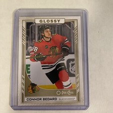 2023-24 Upper Deck Hockey Series 2 GLOSSY CONNOR BEDARD Rookie OPC R-47 Gold