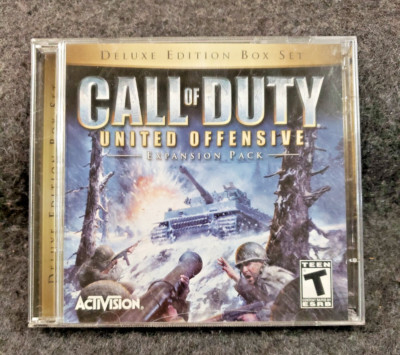 Call of Duty PC Deluxe Edition GOTY United Offensive Win Game 2 Disc /Key(DS4D2)