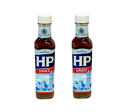 HP Sauce Doppelpack: 2 x 255g BBQ Soße Original Glasflasche braune Sauce BBQ 2