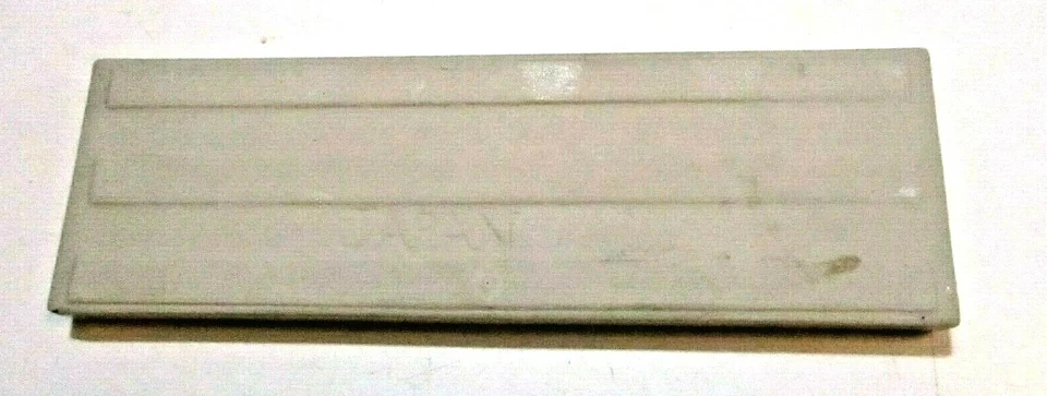 1 Tile Japan Ceramic Porcelain 6-1/2" Chair Rail Gloss Heather Pink Wall Cap MCM - Image 2 of 4