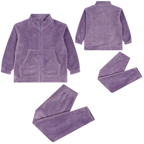 Kids Nightwear Clothes Set Pajama Set Long Sleeve Sleepwear Winter Homewear - Picture 45 of 84