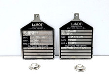 LAMOT 1/4" STD (AA) RUPTURE PRESSURE DISK  17500 PSI LOT OF 2