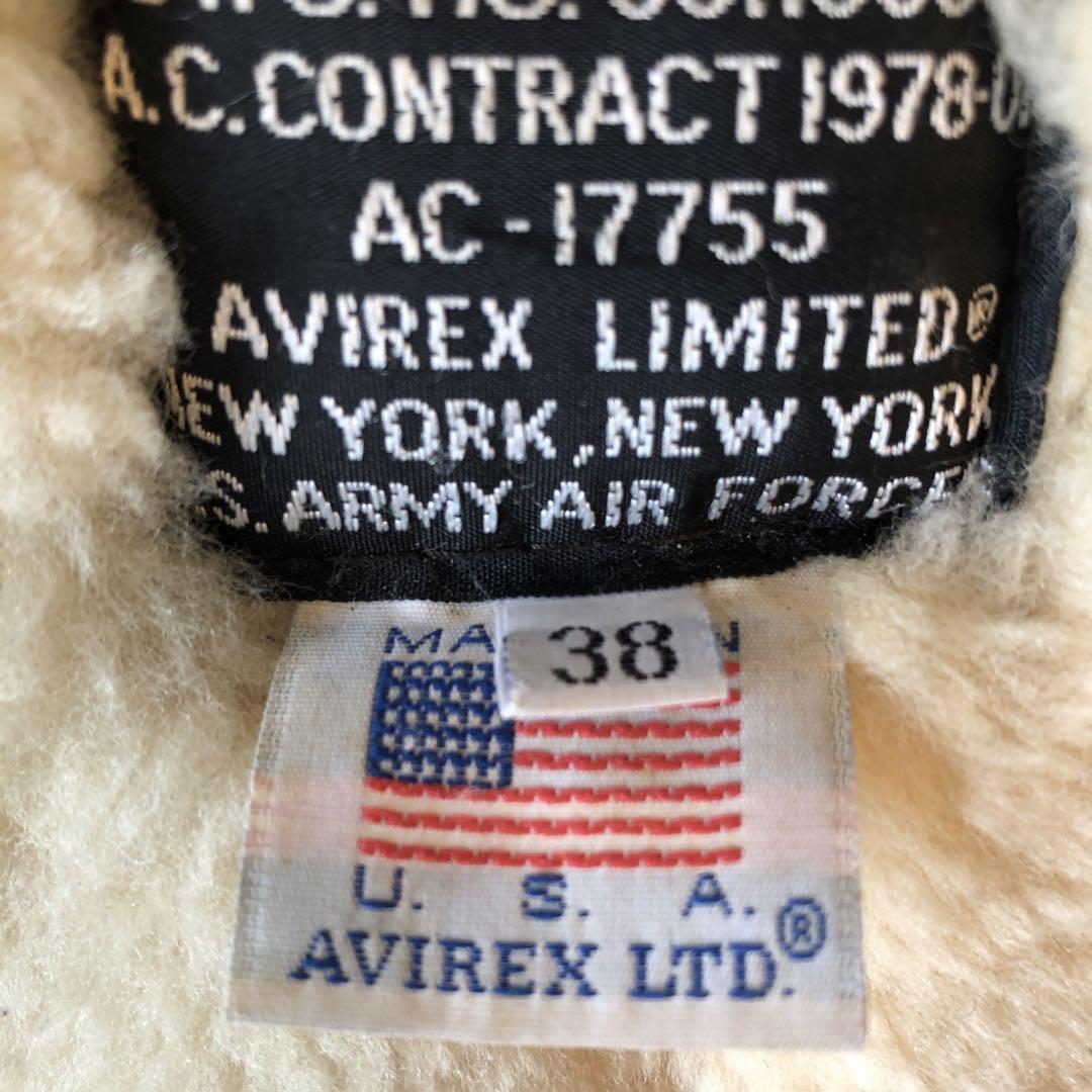AVIREX AC-17755 レザージャケット 38 Avirexb-3 Ac-17755 Leather Jacket 38 | eBay