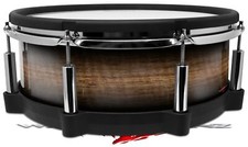 Wrap for Roland vDrum Shell PD140 Exotic Wood Pommele Sapele Burst Black