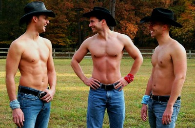 Shirtless Male Beefcake Muscular Smooth Cowboy Southern Hunks PHOTO 4X6 ...