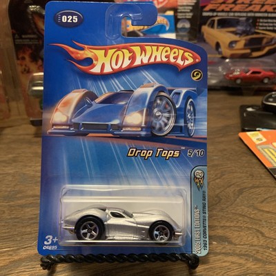 Hot Wheels 1963 Corvette Sting Ray 2005 First Editions Drop Tops 5/10 Silver 
