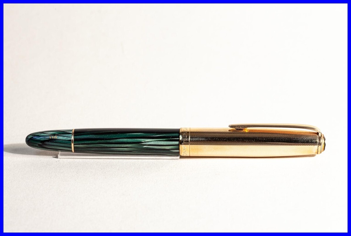 UNINKED 1955 Green Striated 14Ct EF 644 MONTBLANC Meisterstück NOS