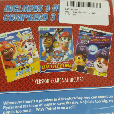 PAW Patrol 3 DVD Gift Box Set Childrens TV, Puppies NEW | eBay