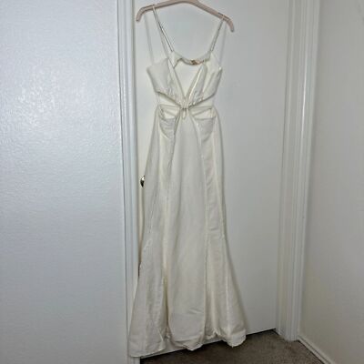 Significant Other Anita Linen Maxi Dress with Cutouts - Women's Size 12 | eBay Significant Other Anita Linen Maxi Dress with Cutouts - Women's Size 12 | eBay