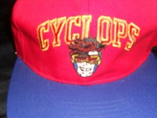 Vintage Marvel Comics Cyclops X-Men Snapback Annoc 1993 EUC Founding Member of X