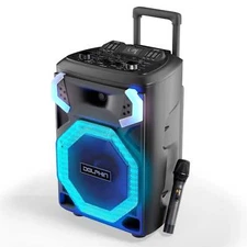 Dolphin BoxParty 3112 – 12” Bluetooth Party Speaker, X-BASS, WaveSync, LED Light
