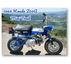 1969 Honda Z50A Mini Trail Retro Iconic Motorbike Motorcycle Refrigerator Magnet