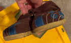 Girls Livie and Luca brown suede shoes w/ blue peacock 12 — photo 5