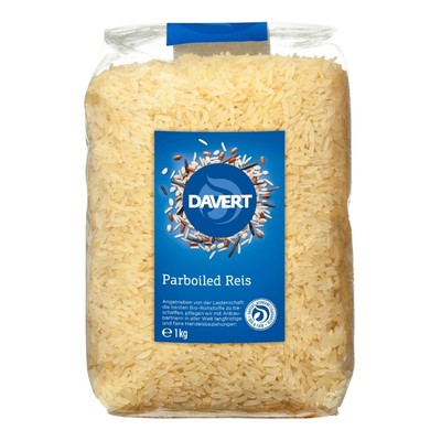 (9,05 EUR/kg) MHD 24.03.25 - Davert Bio Parboiled Reis 1000g Langkorn