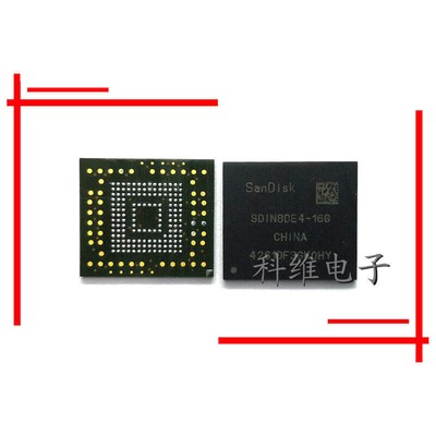 1PCS SDIN8DE4-16G BGA153 EMMC 16G IC chip new #D2*