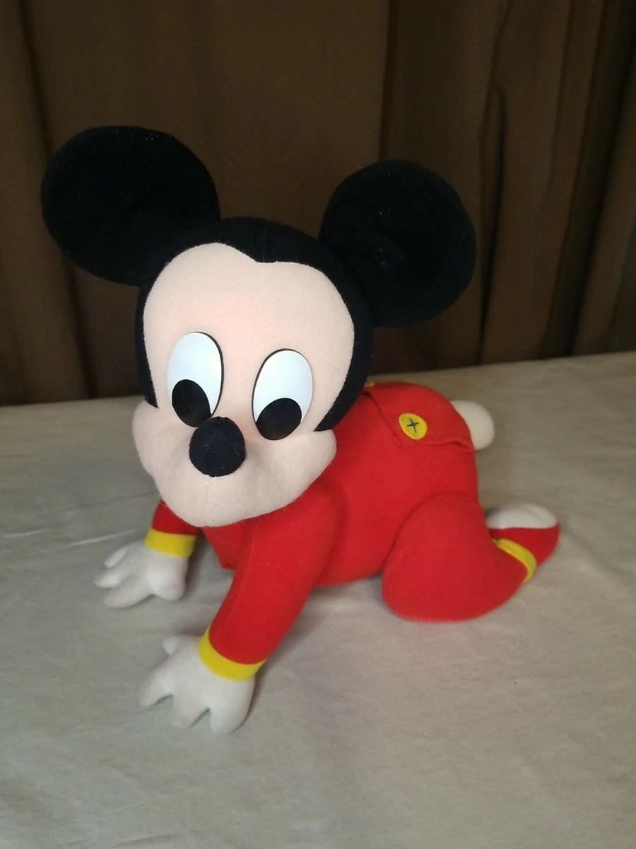 1995 Vintage Mattel Touch And Crawl Mickey Mouse Crawling Toy