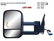 Driver Left Side Towing Mirror For 2003 To 2006 Chevy Silverado And Sierra Driver Left Side Towing Mirror For 2003 To 2006 Chevy Silverado And Sierra