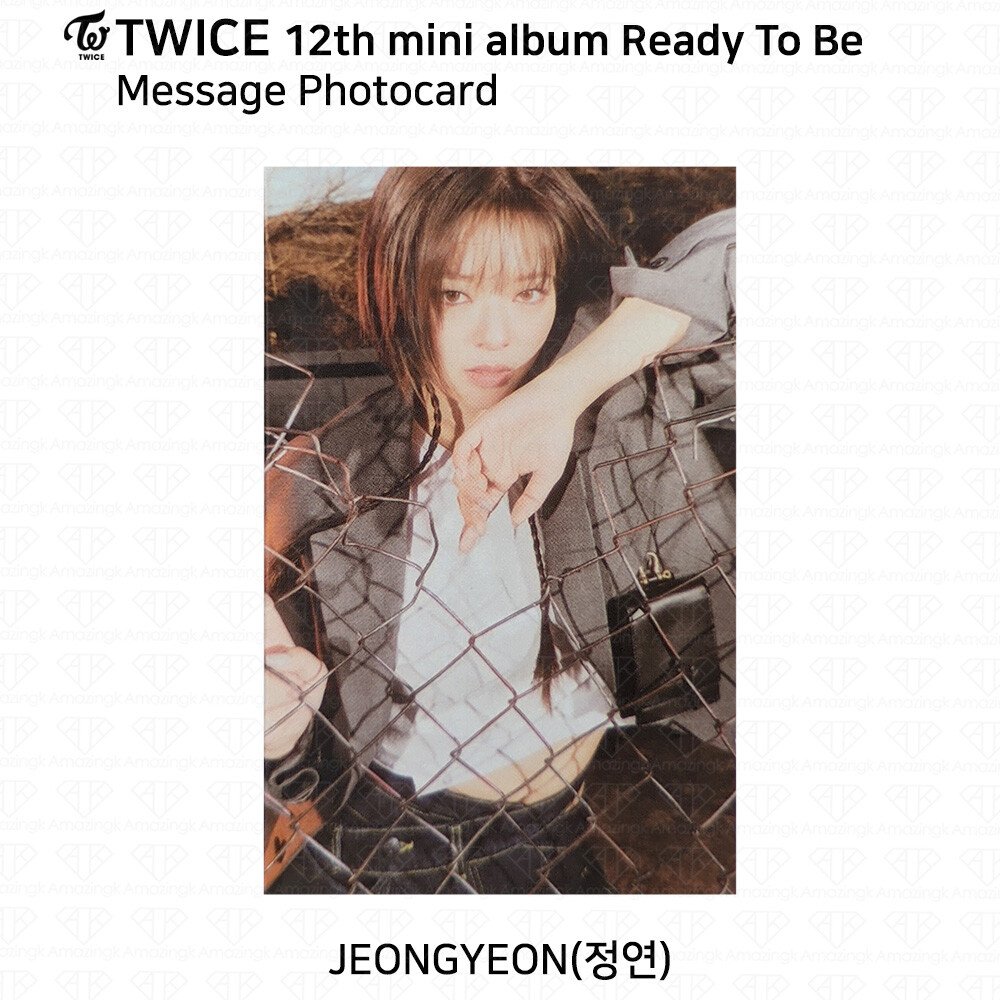 TWICE 12th Mini Album Ready To Be Photocard Message Card Postcard