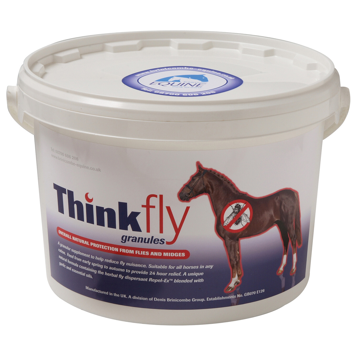 Think Fly Granules 4kg Horse fly repellent supplement eBay
