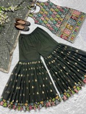 Bollywood Party Wear Sharara Suit With Dupatta for Women Pakistani Suits for Eid