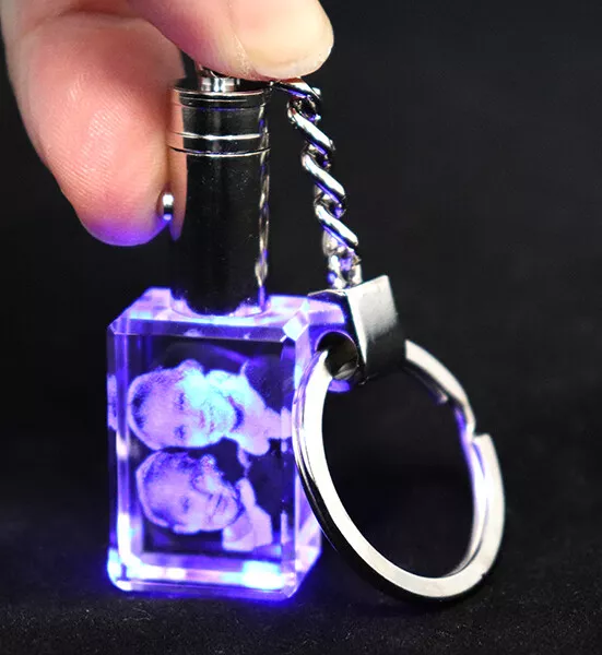 Personalised led best sale keyrings