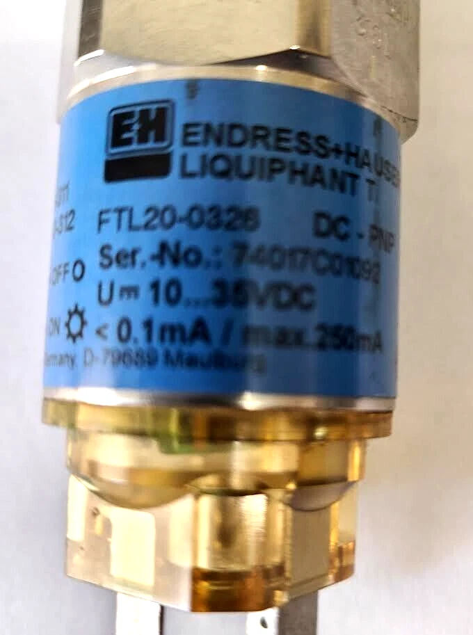 ENDRESS + HAUSER FTL20-0326 LIQUIPHANT LEVEL LIMIT SWITCH New not box and Nut. - Image 2 of 4