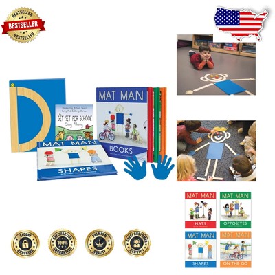 Comprehensive Build Mat Man Kit for Interactive Early Learning - Wood Pieces Set