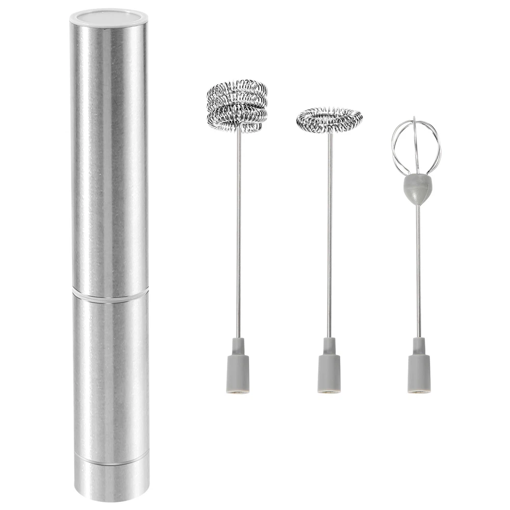 Milk Frother Handheld Three-Layer of Whisk- Battery Operated Electric Foam5632