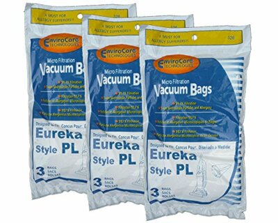 9 Eureka Electrolux PL Bags Bagged Maxima 62389 62389A EU-62389 62389-6 62480 62