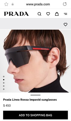 Prada linea Rossa Impavid sunglasses UNISEXs NEW IN BOX INCLUDES