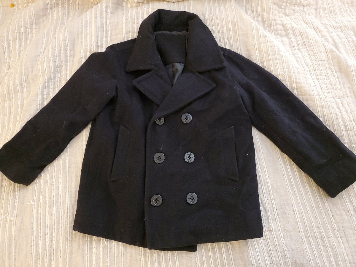 Old Navy Wool Navy Pea Coat For Sale Old Navy Peacoat Mens Hot Sale
