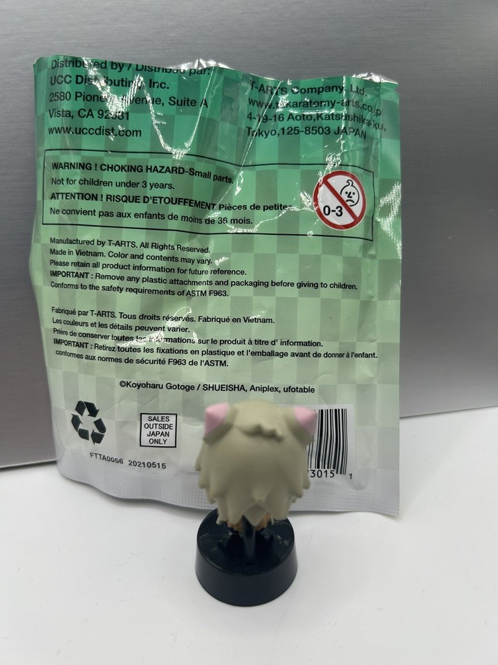 Demon Slayer Nitotan Figure Collection Vol. 1 Inosuke Hashibira Anime ...