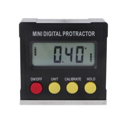 360 Degree Digital Inclinometer Protractor Electronic Level Box Magnetic Base