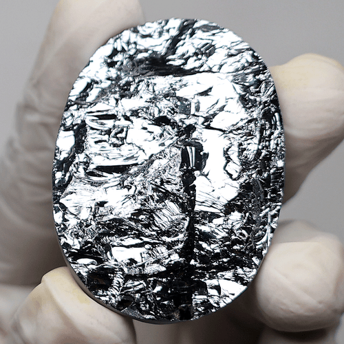 14.20g Natural Elite Noble Shungite Collectible Raw Face Druzy Crystal Palmstone - Picture 10 of 11