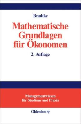 Mathematische Grundlagen F?R ?Konomen