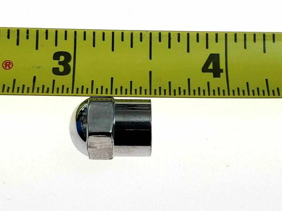 Chrome Plastic Valve Stem Caps Covers Wheel Tire Rim GM GMC Cadillac 4pcs A42 - Image 3 of 4