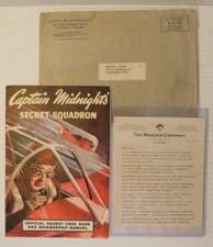 Captain Midnight Secret Squadron with mailer and bonus