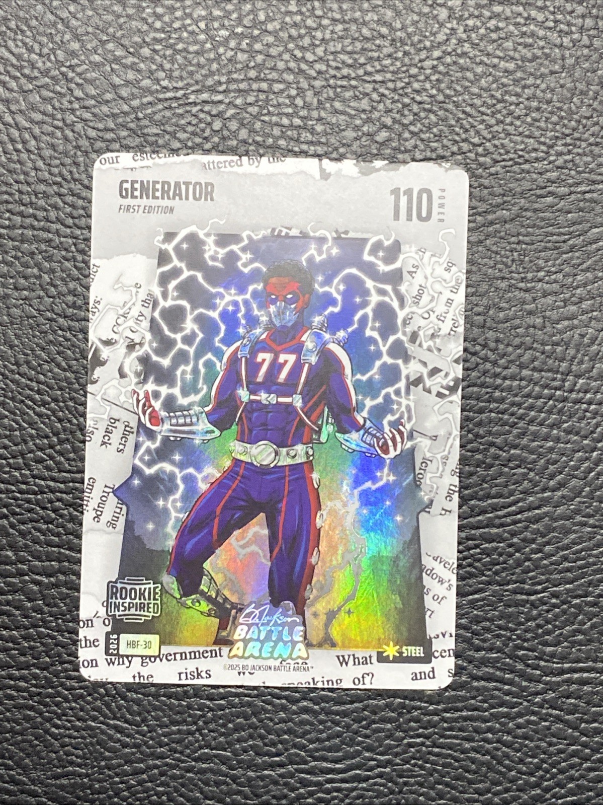 2026 Bo Jackson Battle Arena #HBF-30 GENERATOR VJ Edgecombe Headliner Foil RC