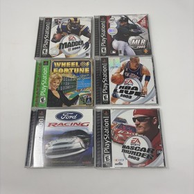 Sony Playstation PS One Console PS1 System SCPH-101 Tested 6 Games, 1 Controller