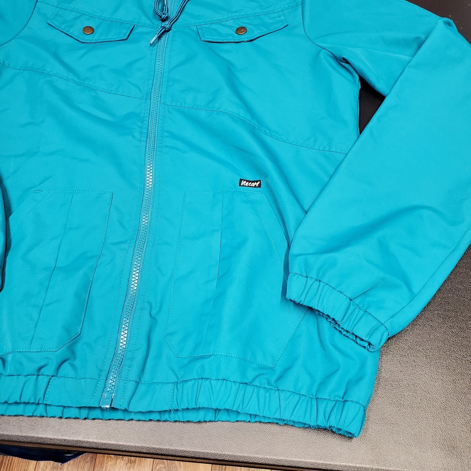 Volcom "Enemy Lines" Jacket Full ZIp Windbreaker … - image 5