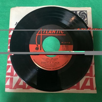 45 / Roberta Flack / 1972 / The First Time Ever I Saw Your Face / Trade Winds