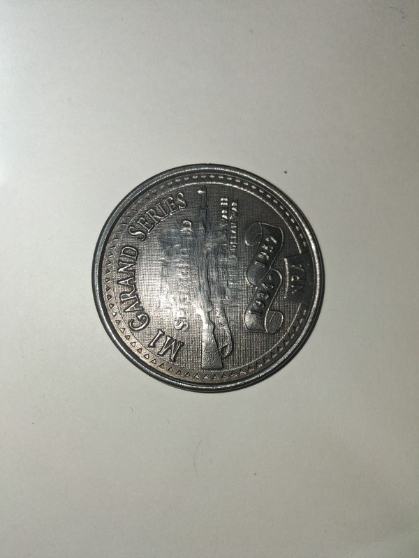 NRA MI GARAND SERIES MEDAL 1936-1957