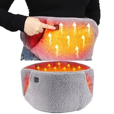 USB Electric Heating Menstrual Heat Pad Waist Belt For Period Pain Relief Cramps