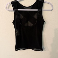 Kymaro Body Shaper Tank Style Top Black Women Size Medium Preowned A14-7
