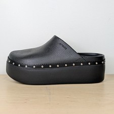 Crocs Dylan Platform Studded Clogs Women's Size 9 Black Slip On Shoes New