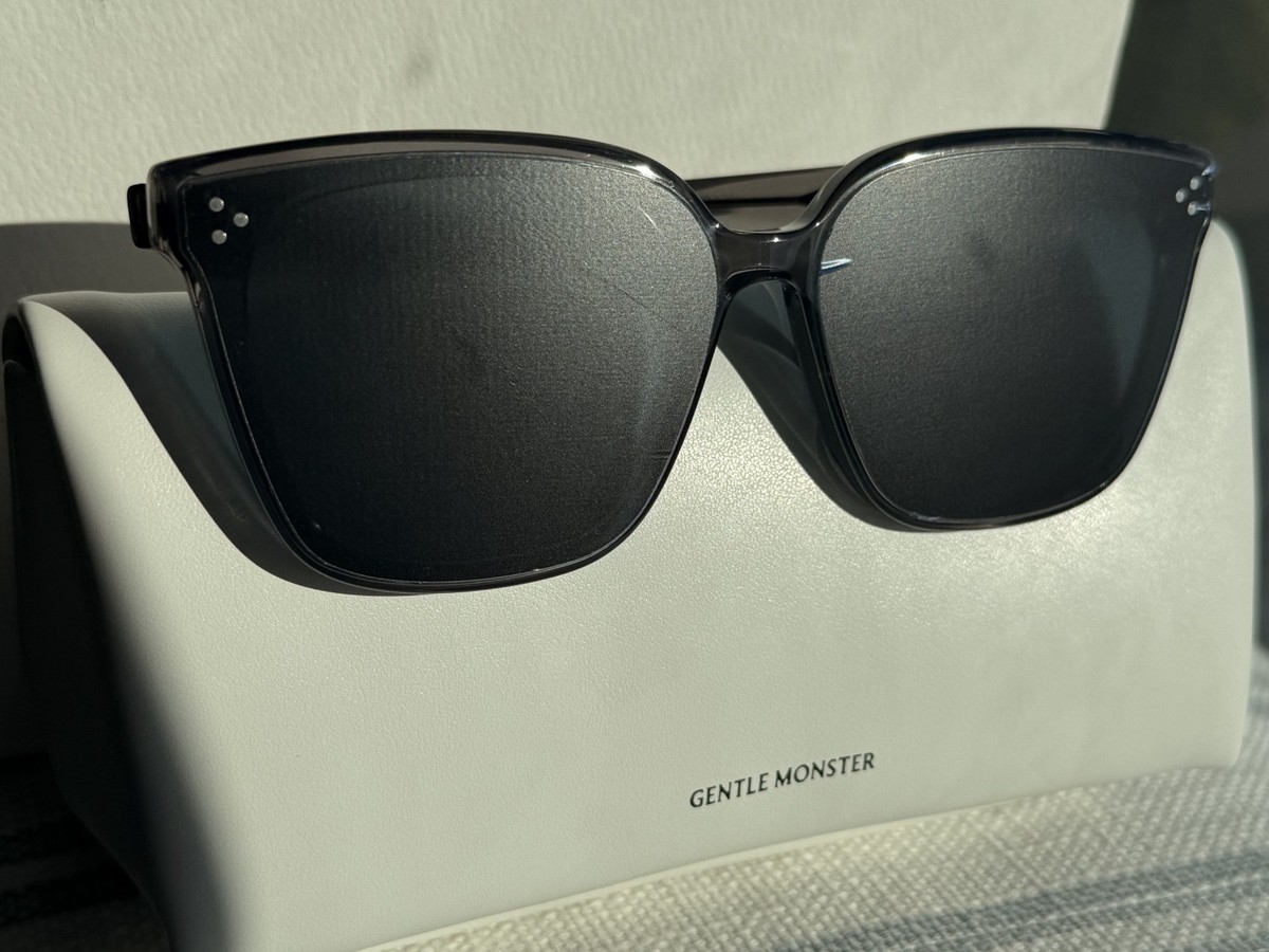 new Gentle Monster DEAR G1 Grey Frame + Black Zeiss Lens