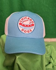 Chicago Dogs - Blue Bill, White Mesh, Trucker...