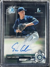 Carlson, Sam - 2017 Bowman Draft Chrome - Autograph - INV1